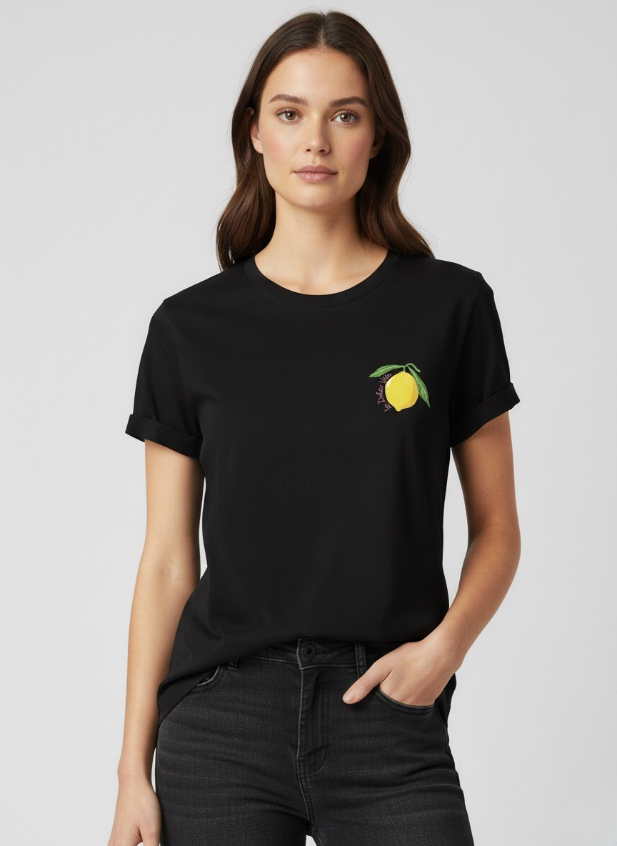 La Dolce Vita Lemon Graphic Tee