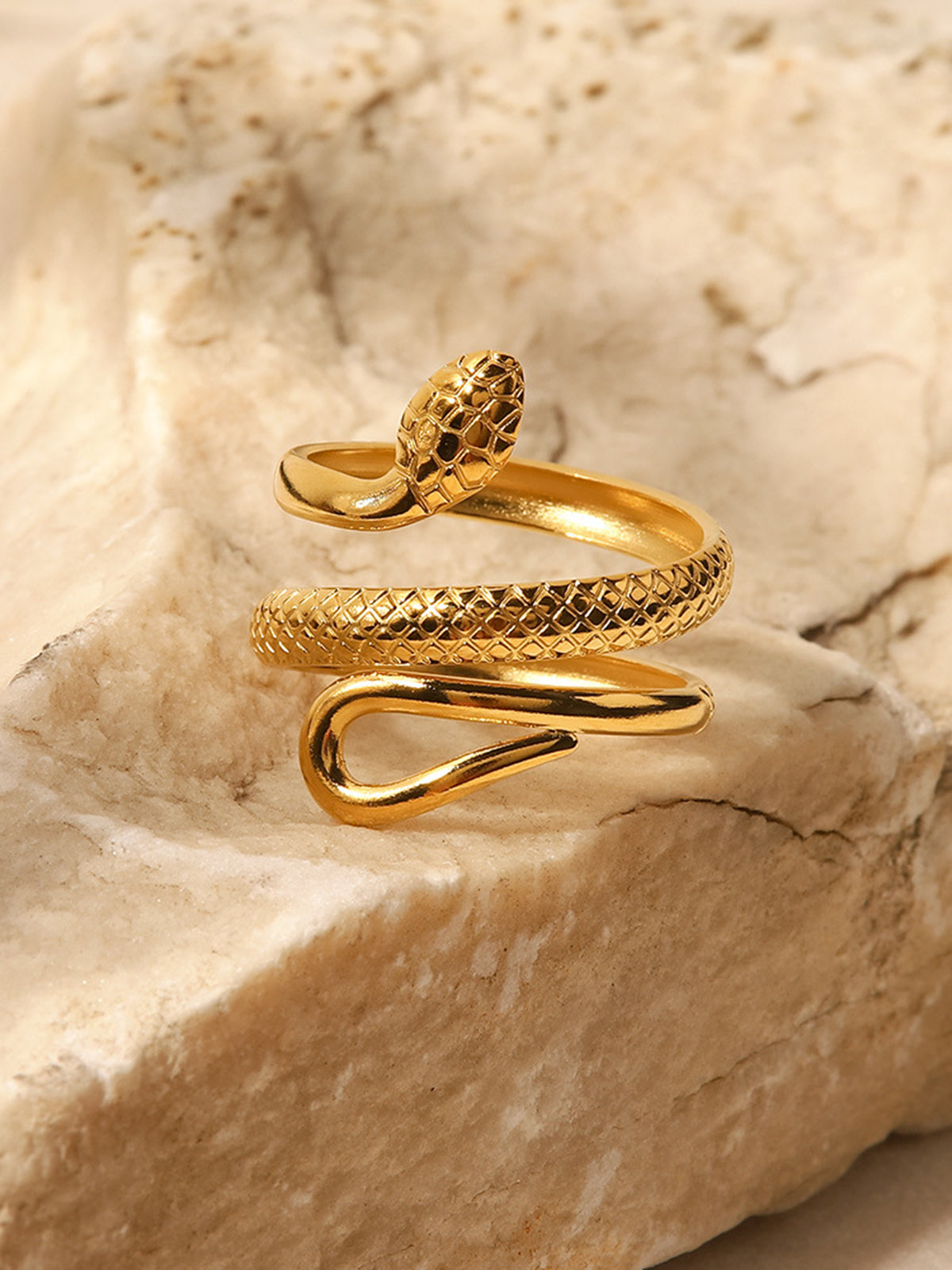 Adjustable Snake Ring