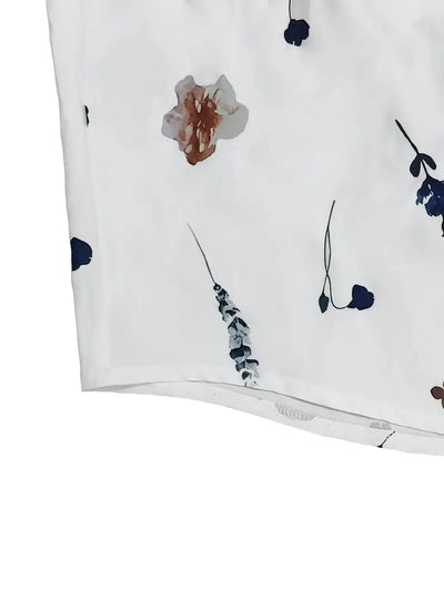 Whispers of Bloom Button-Up Mini Dress