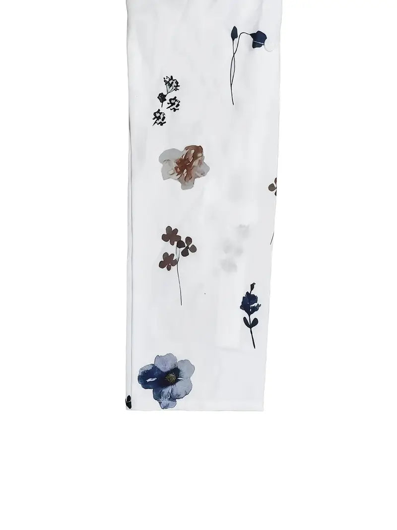 Whispers of Bloom Button-Up Mini Dress