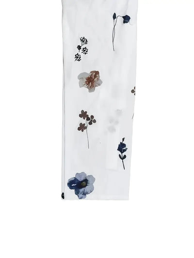 Whispers of Bloom Button-Up Mini Dress