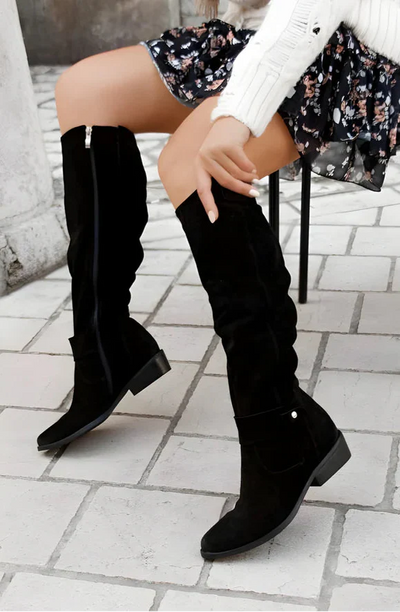 Cozy Autumn Slouchy Knee-High Boots