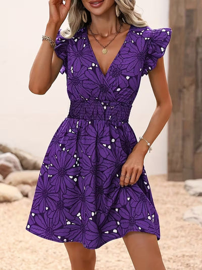Blooming Floral Mini Dress