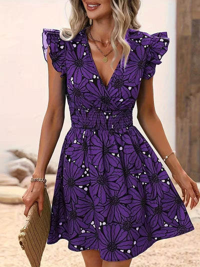 Blooming Floral Mini Dress