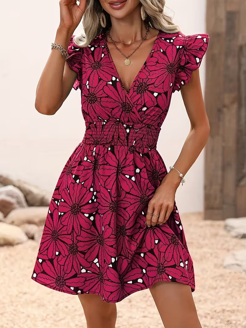 Blooming Floral Mini Dress