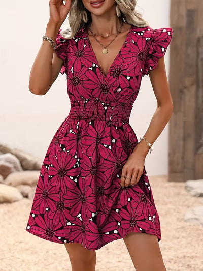 Blooming Floral Mini Dress