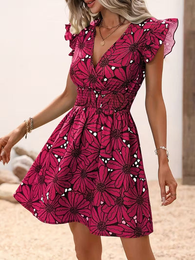 Blooming Floral Mini Dress