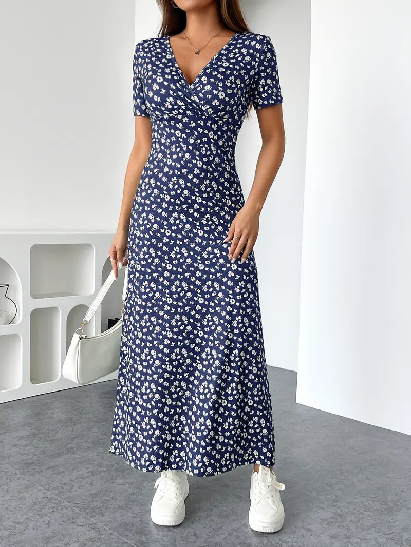 Blooming Grace Floral Maxi Dress
