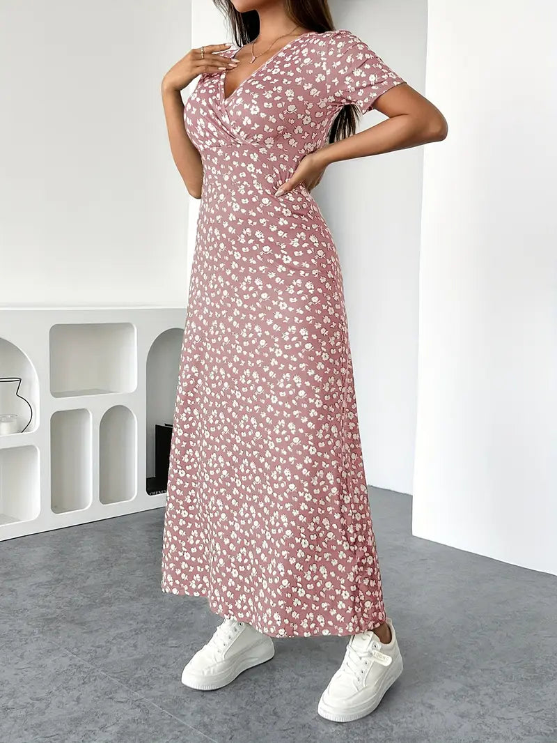 Blooming Grace Floral Maxi Dress