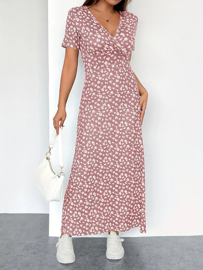 Blooming Grace Floral Maxi Dress
