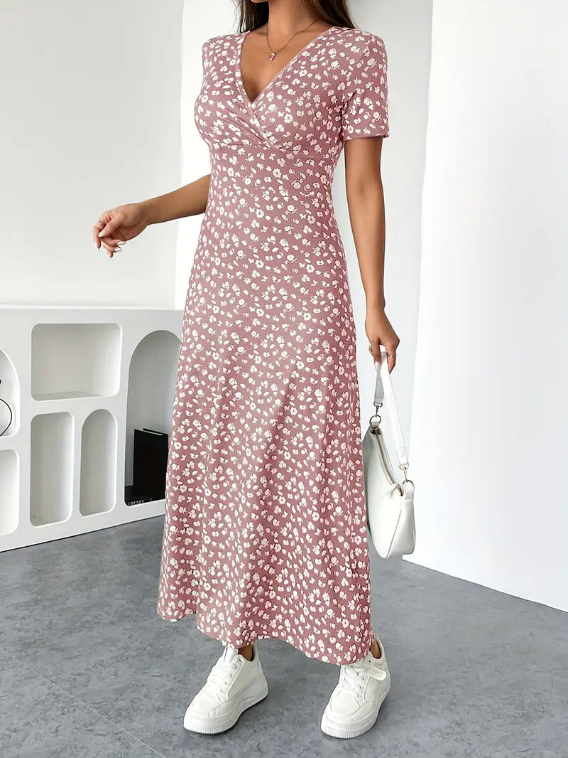 Blooming Grace Floral Maxi Dress