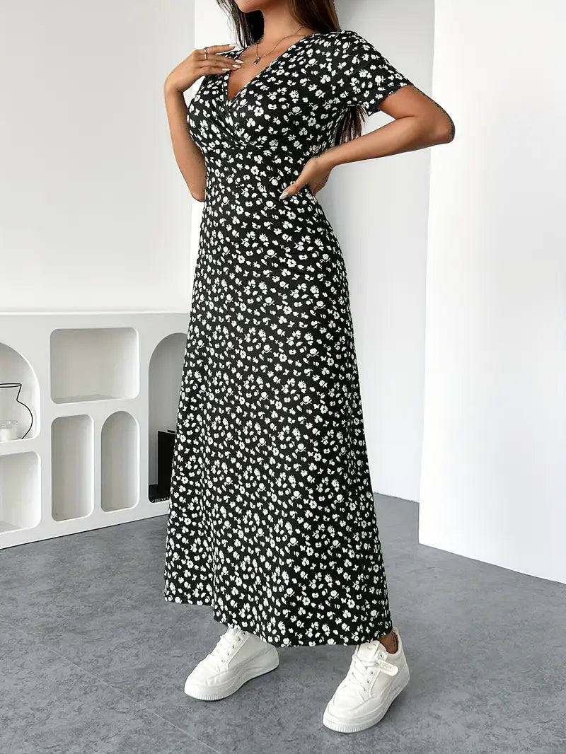 Blooming Grace Floral Maxi Dress