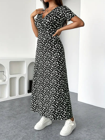 Blooming Grace Floral Maxi Dress
