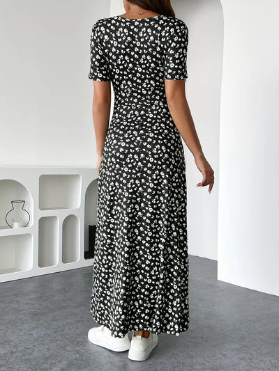 Blooming Grace Floral Maxi Dress