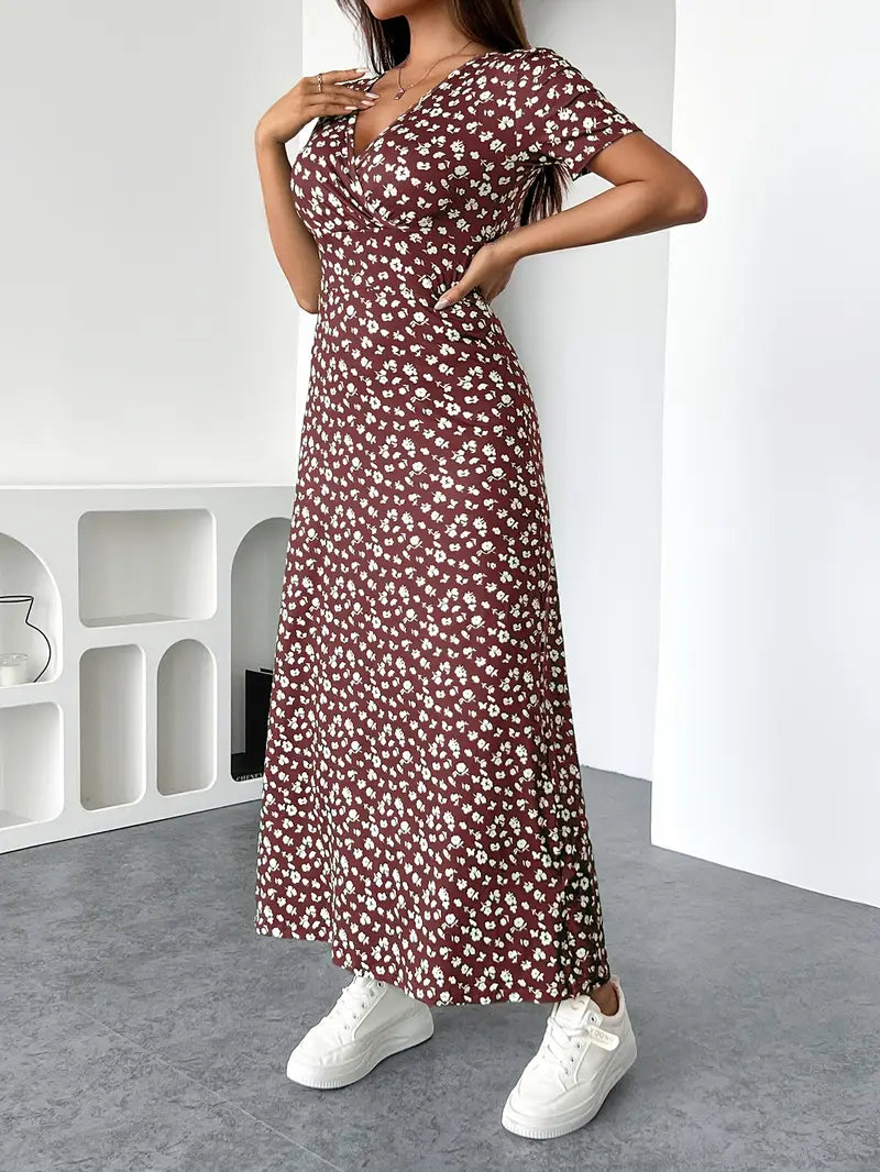 Blooming Grace Floral Maxi Dress