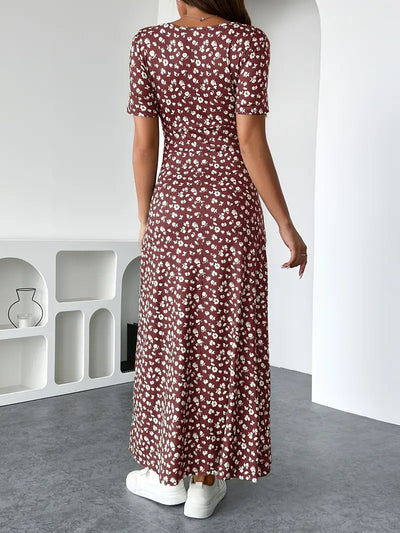 Blooming Grace Floral Maxi Dress