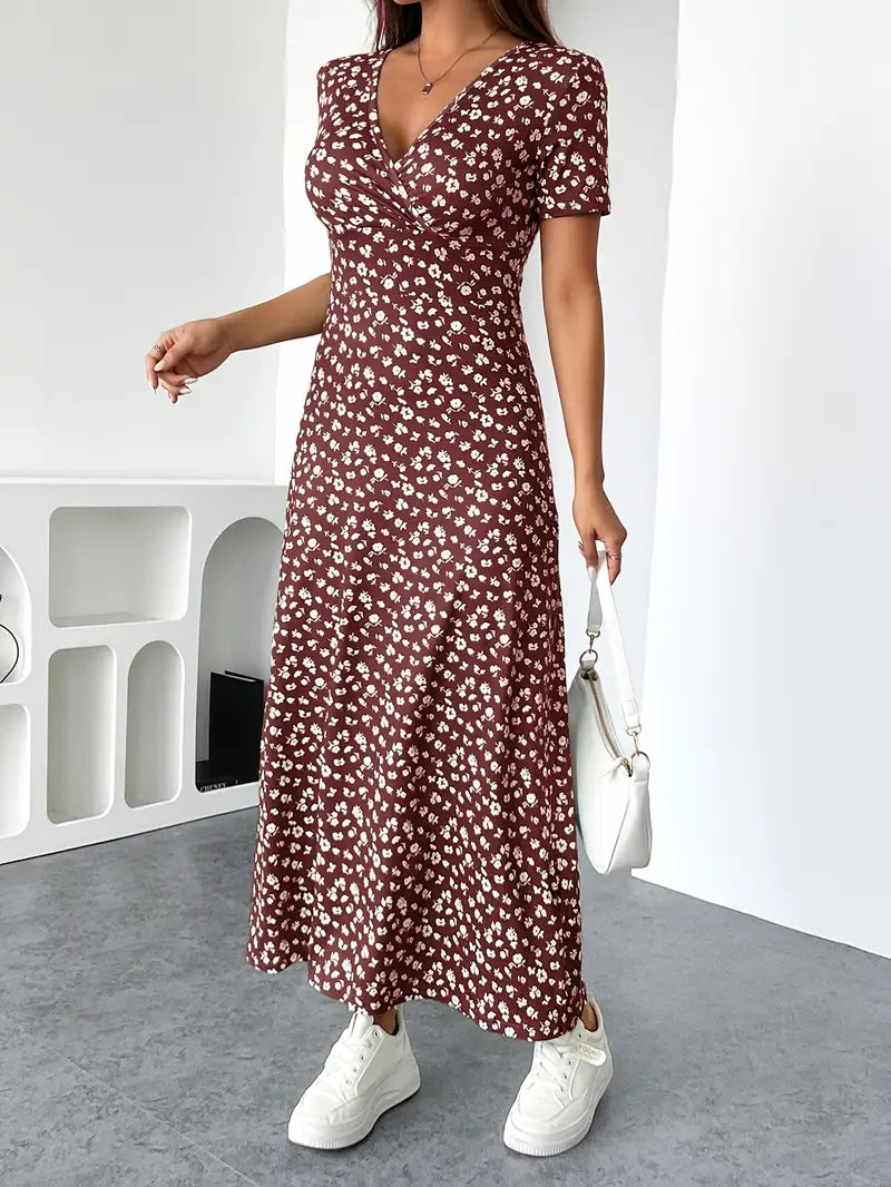 Blooming Grace Floral Maxi Dress