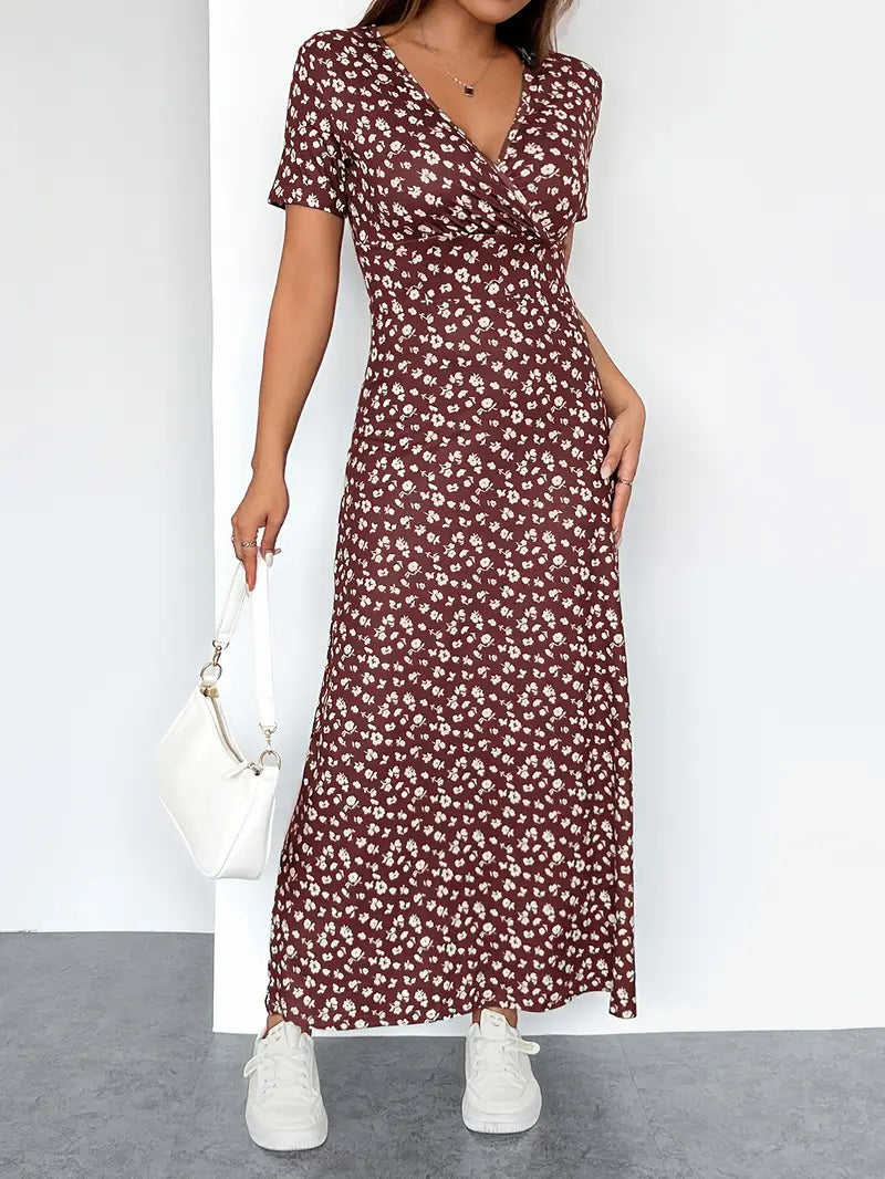 Blooming Grace Floral Maxi Dress