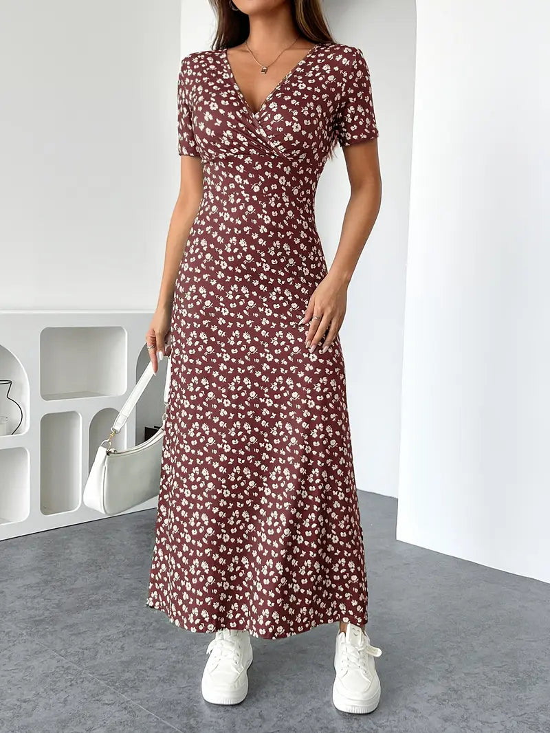 Blooming Grace Floral Maxi Dress