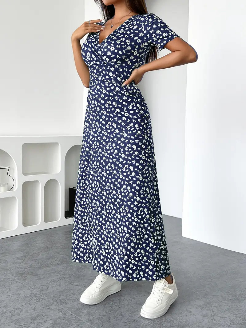 Blooming Grace Floral Maxi Dress