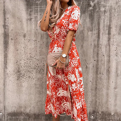 Blooming Whimsy Floral Maxi Dress