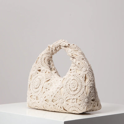 Bohemian Crochet Handle Bag