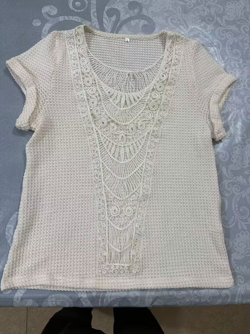 Bohemian Grace Crochet Top