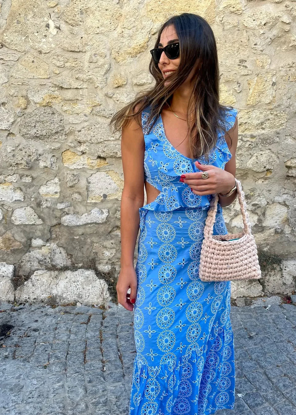 Bohemian Grace Medaillon Maxi Dress