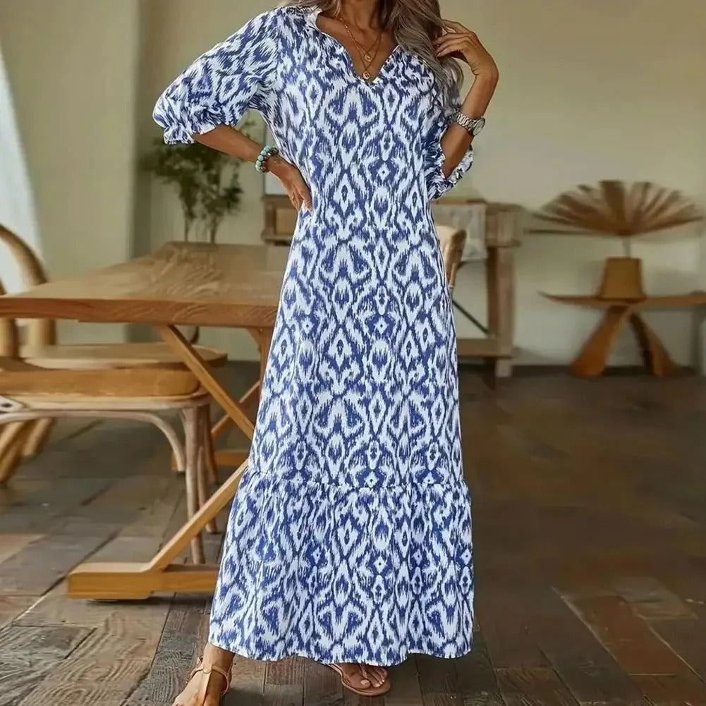 Bohemian Spirit Tiered Maxi Dress