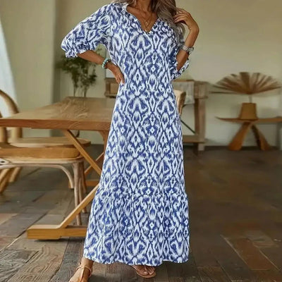 Bohemian Spirit Tiered Maxi Dress