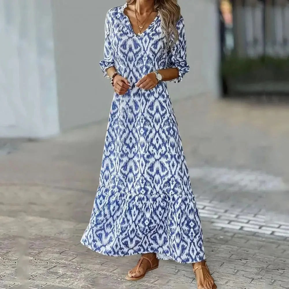 Bohemian Spirit Tiered Maxi Dress