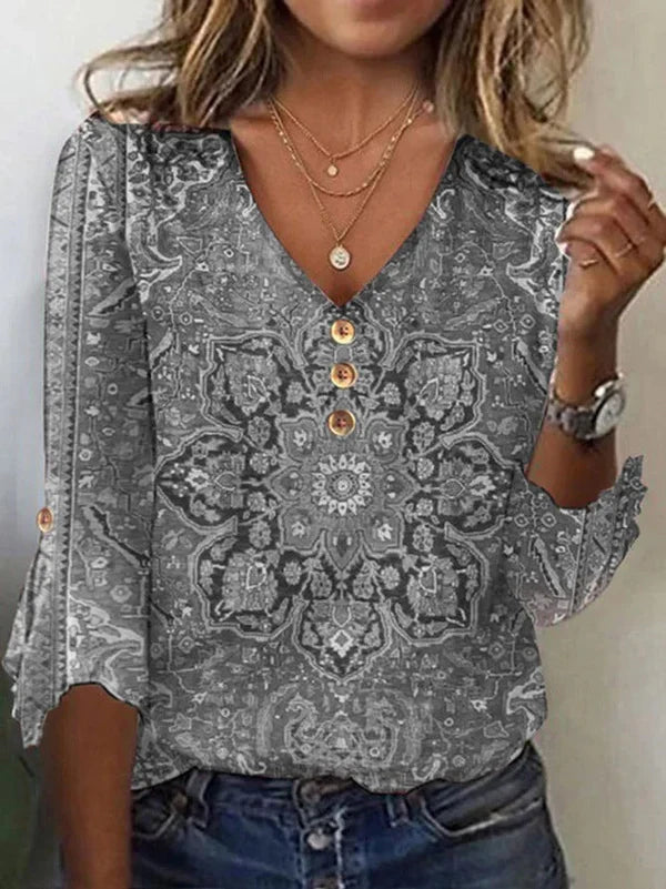 Bohemian Whimsy Tapestry Blouse