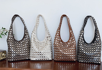 Bold Allure Studded Shoulder Bag