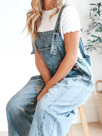 Carefree Denim Jumpsuit