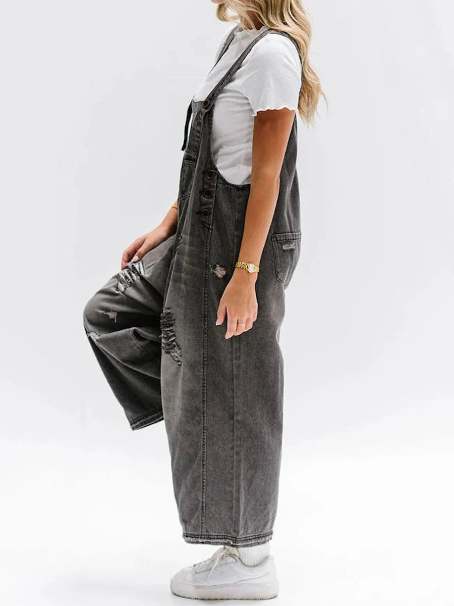 Carefree Denim Jumpsuit