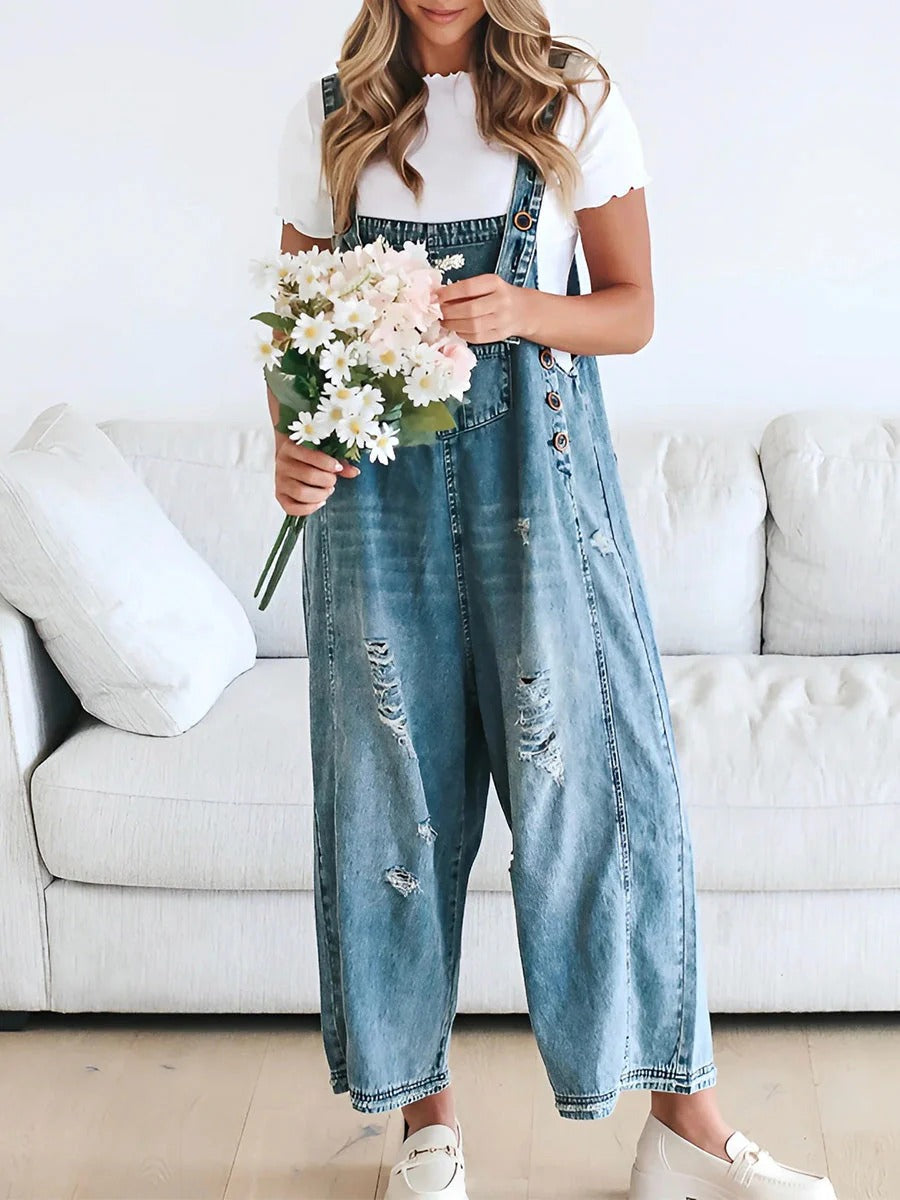 Carefree Denim Jumpsuit