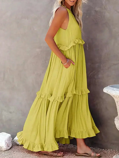 Carefree Grace Layered Maxi Dress