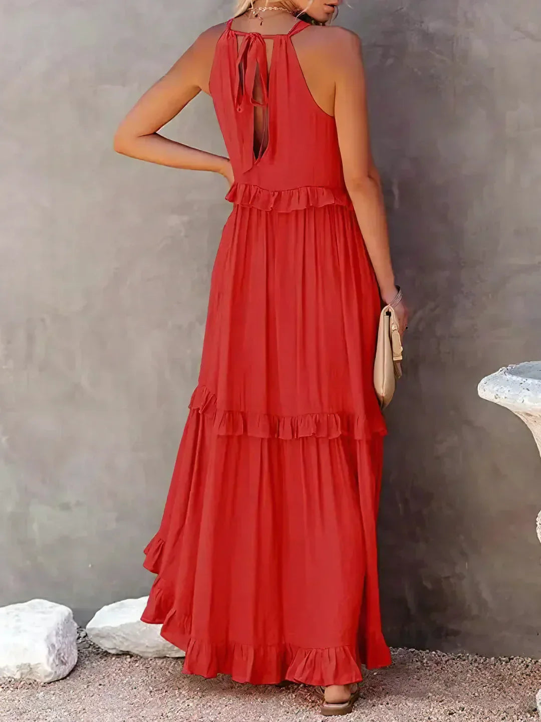 Carefree Grace Layered Maxi Dress