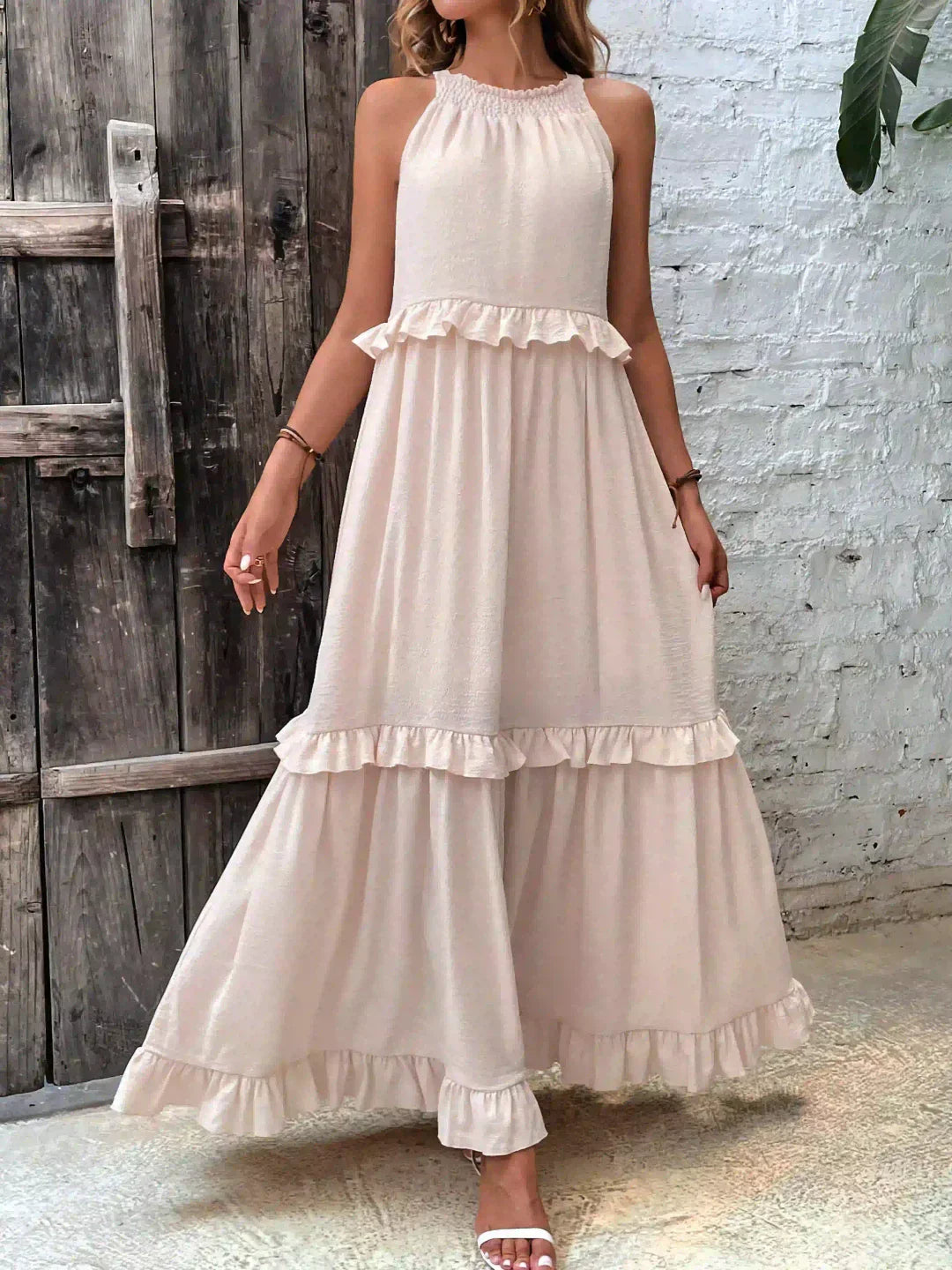 Carefree Grace Layered Maxi Dress