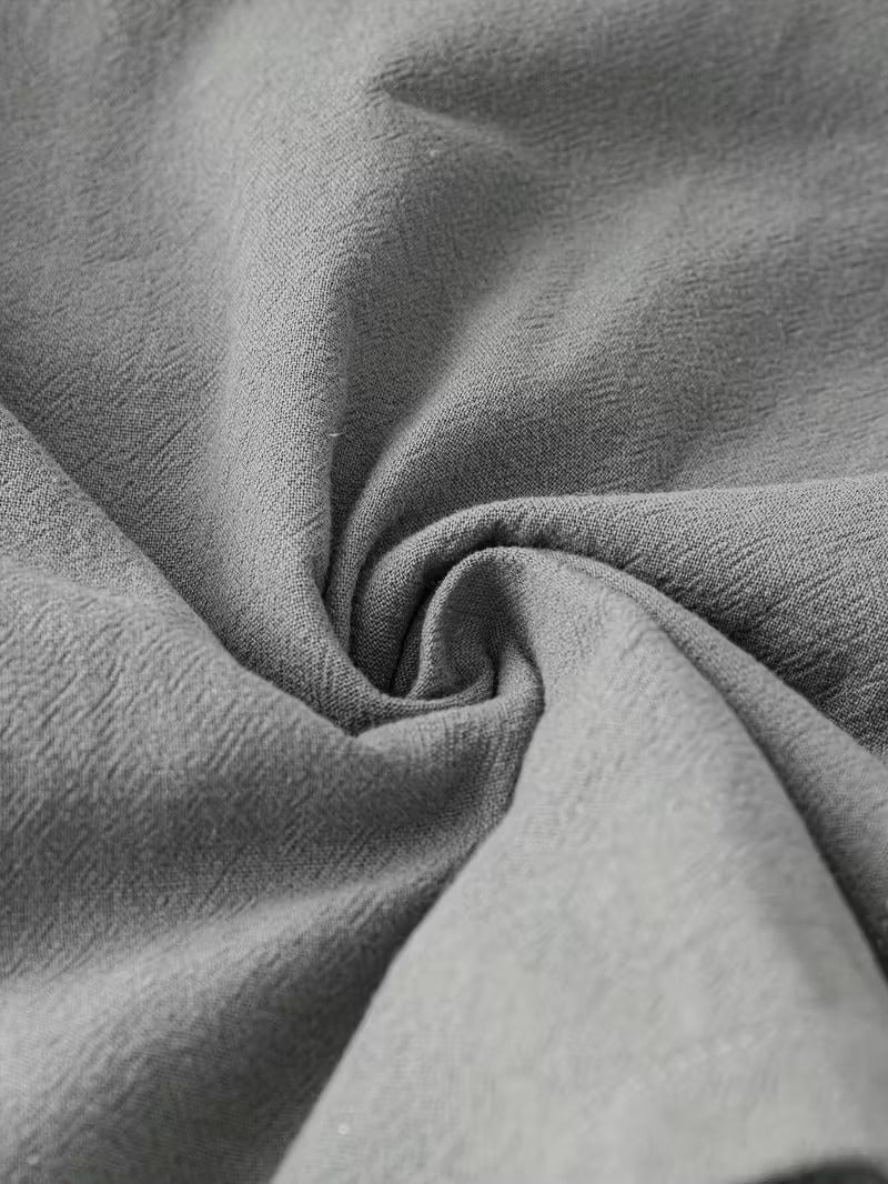 Casual Charm Button Detail Summer Dress