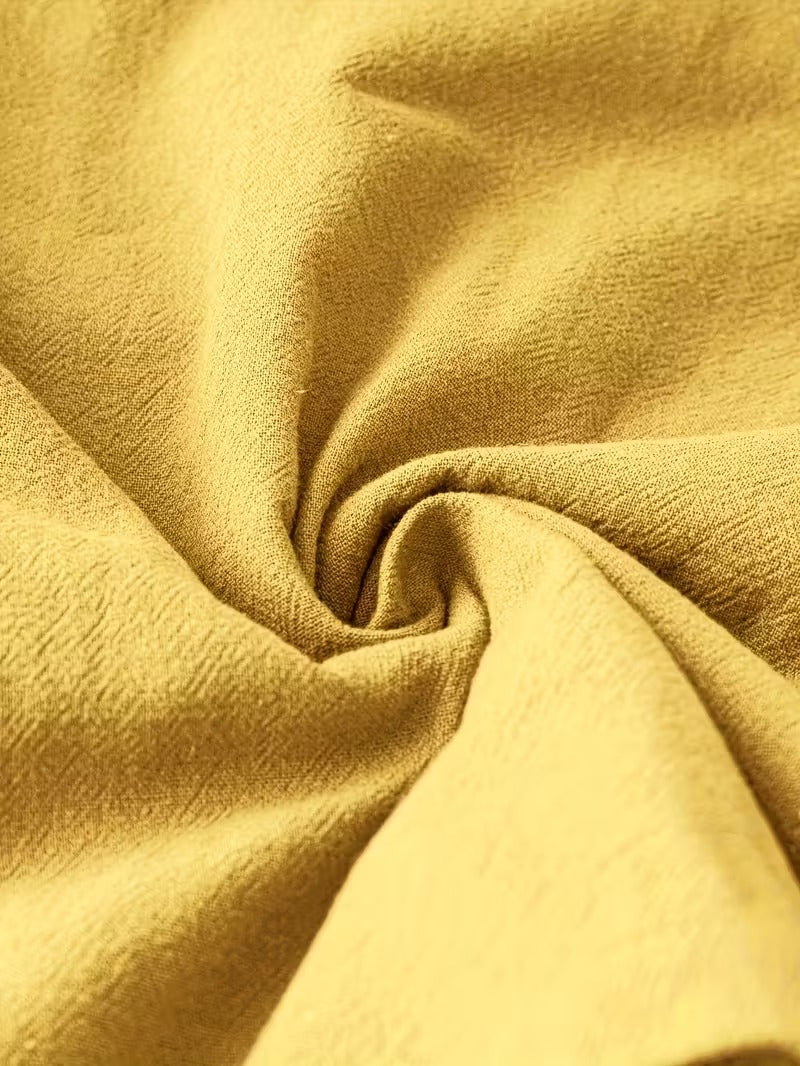 Casual Charm Button Detail Summer Dress