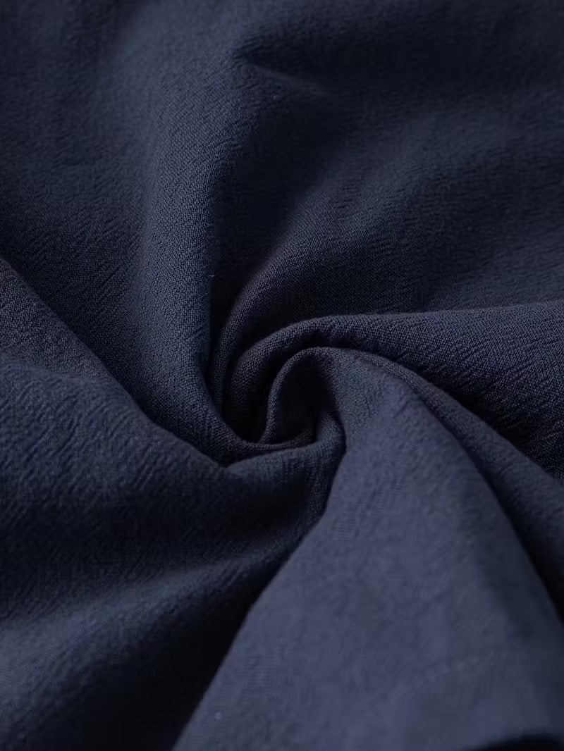 Casual Charm Button Detail Summer Dress