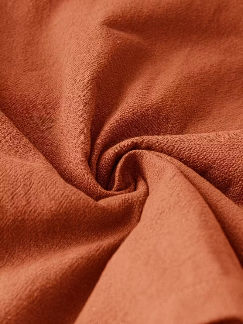 Casual Charm Button Detail Summer Dress