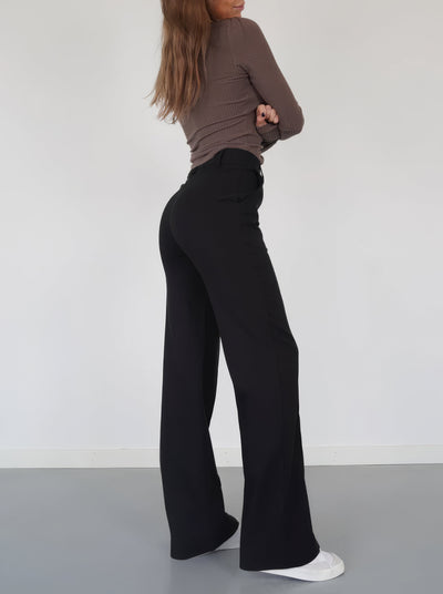 Casual Wide-Leg Trousers