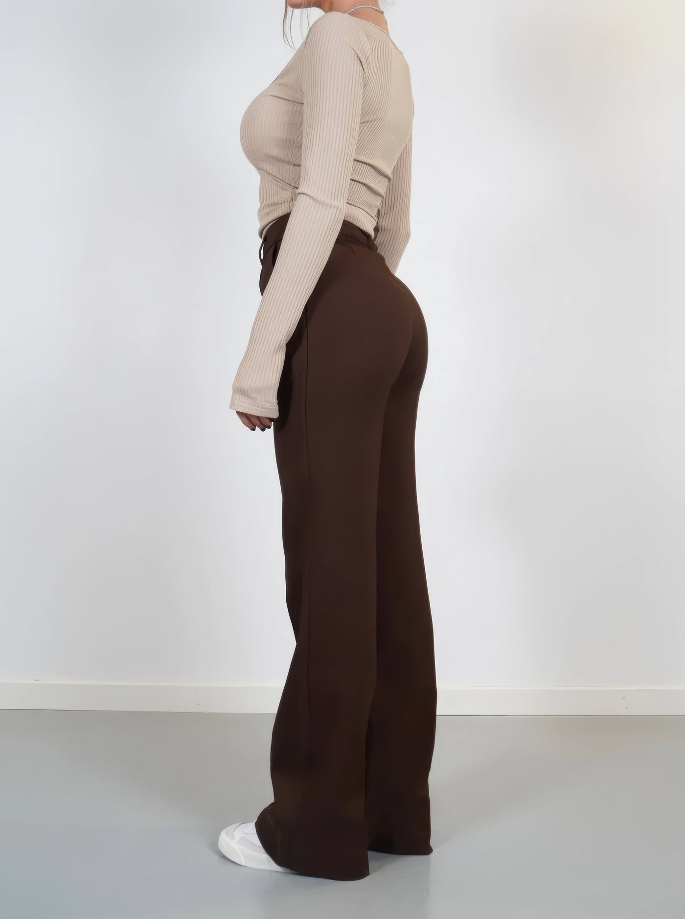 Casual Wide-Leg Trousers