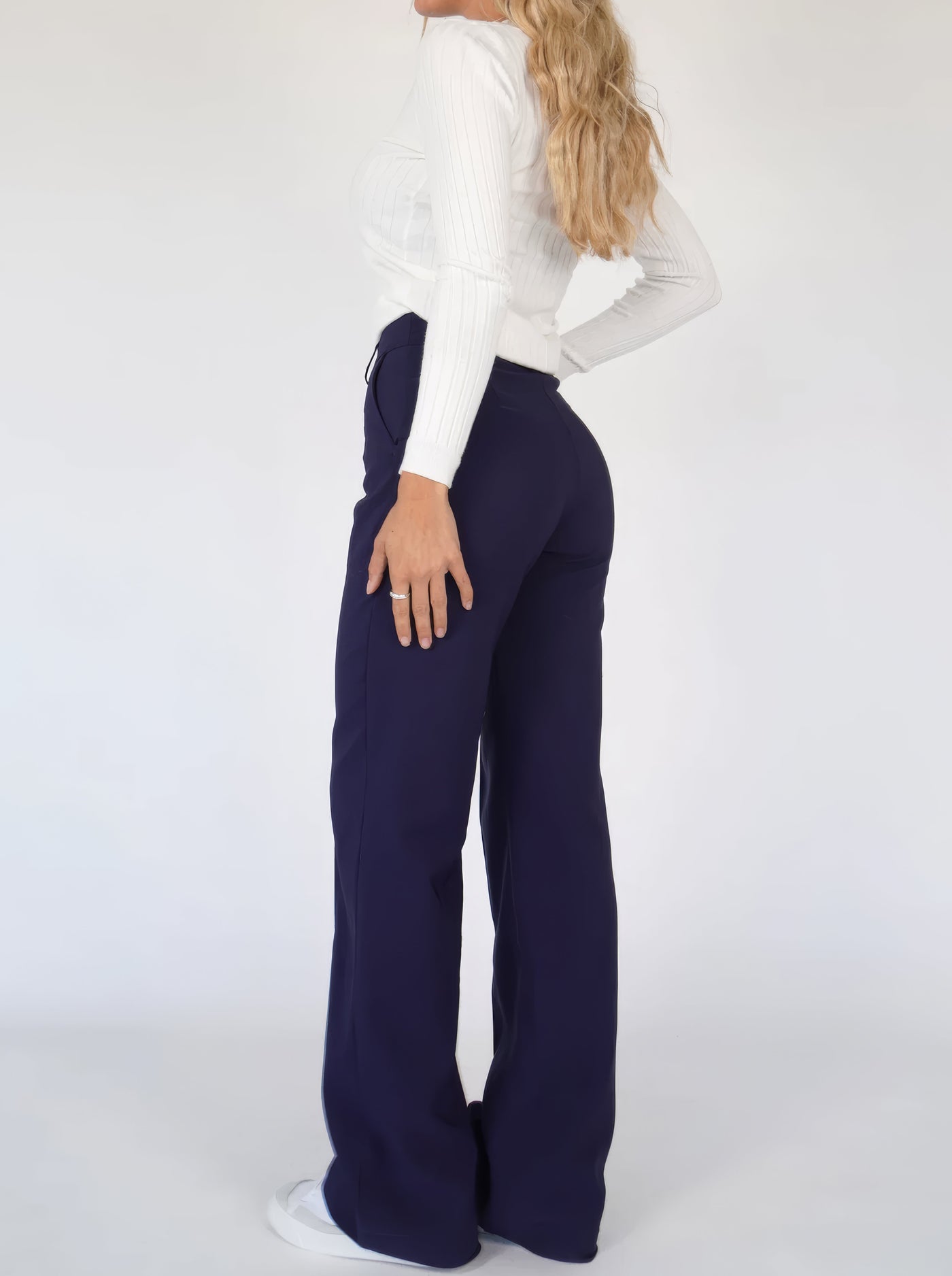 Casual Wide-Leg Trousers