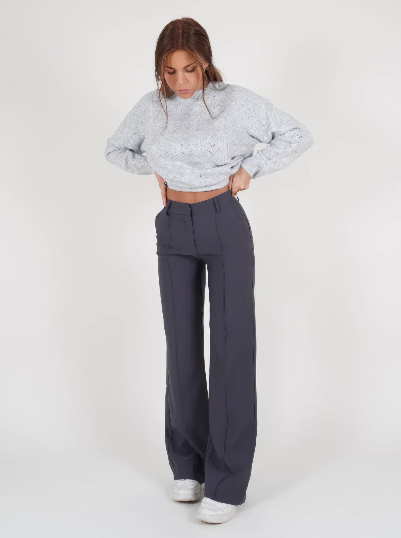 Casual Wide-Leg Trousers