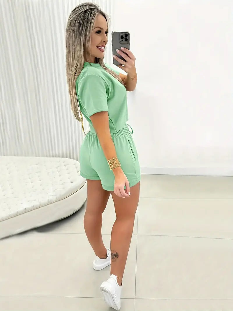 Chic Harmony Drawstring Co-ord Set