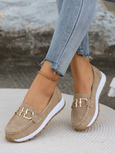 Stylish Horizon Chain Loafers