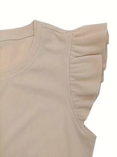 City Allure Ruffle-Sleeve Bodycon Dress